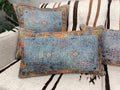 Turkish rug pillow, Handmade pillow, Kilim pillow cover, Cushion cover, Sofa pillow, 12x24 Pillow, Couch Pillow, Pillow case, PT 107