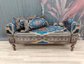 Bohemian Bench, Storage Ottoman, Upholstered Couch, Armed Window Seat, Day Bed Sofa, Hallway Bench, Dining Bench, Piano Bench, ST 18x51 867