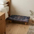 Small stool, Upholstered footstool, Bench with cushion, Resting stool, Foot bench, Coffe table, Nesting stand, Floor pouf with leg, 876